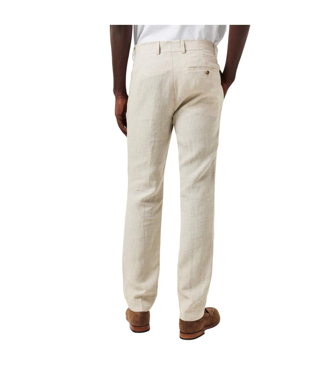 Pantalon Été Homme Blanc Cassé Without Prejudice-4