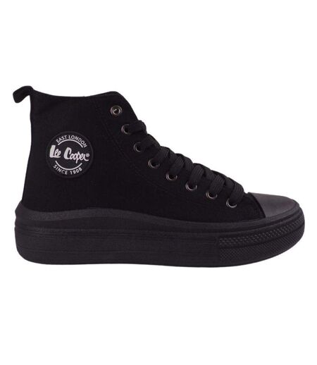 Bottines Motif/style Logo Femme Noir Lee Cooper