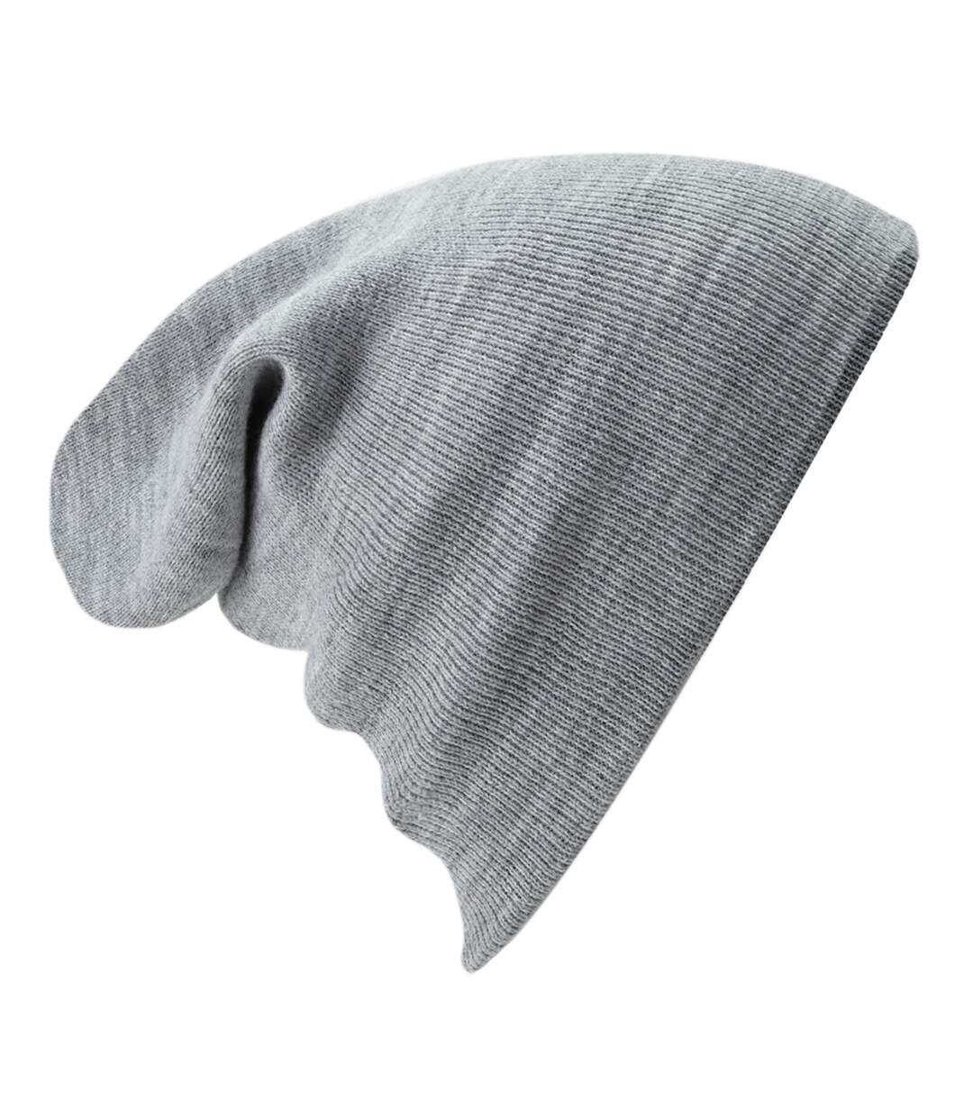 Bonnet adulte gris cendre Beechfield-2