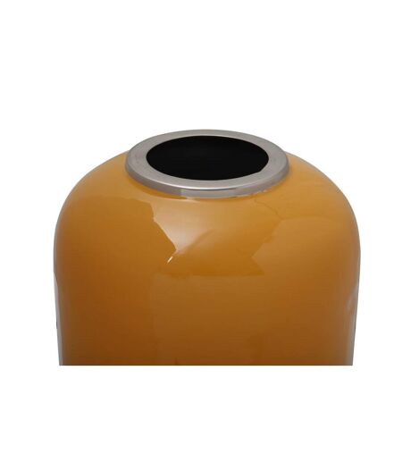 Vase Rond Design Anita 45cm Ocre & Argent
