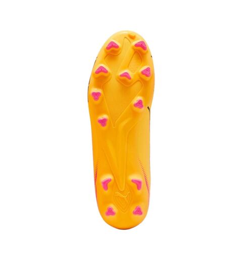 Chaussures De Foot Pour Terrain Artificiel Motif/style À Rayures Coupe Régulière Ultra Play Homme Orange Puma