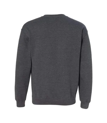 Sweat Adulte Gris Foncé Chiné Gildan