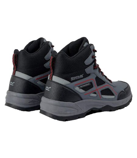 Bottines De Marche Vendeavour Homme Granite Rouge Regatta