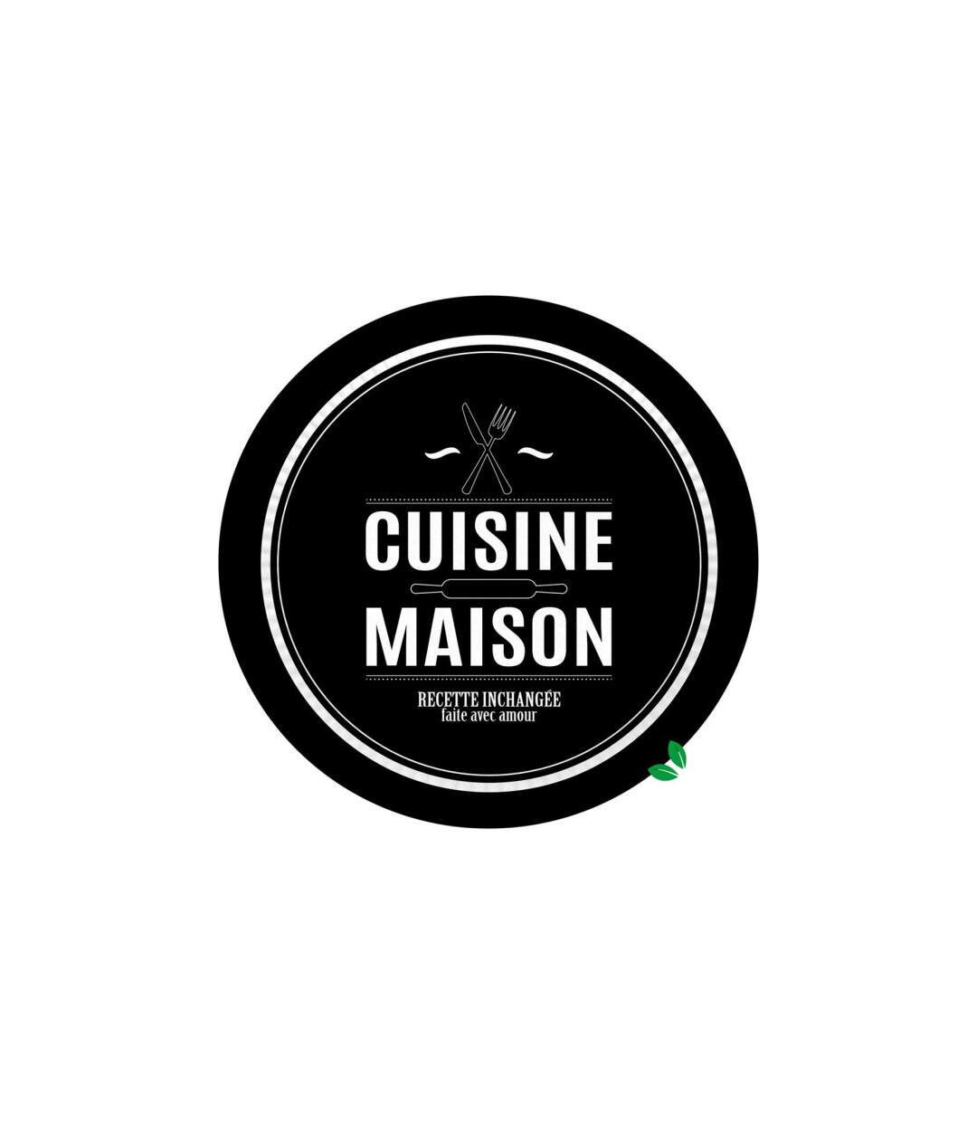 Lot de 10 Assiettes en Carton Cuisine 23cm Noir-1