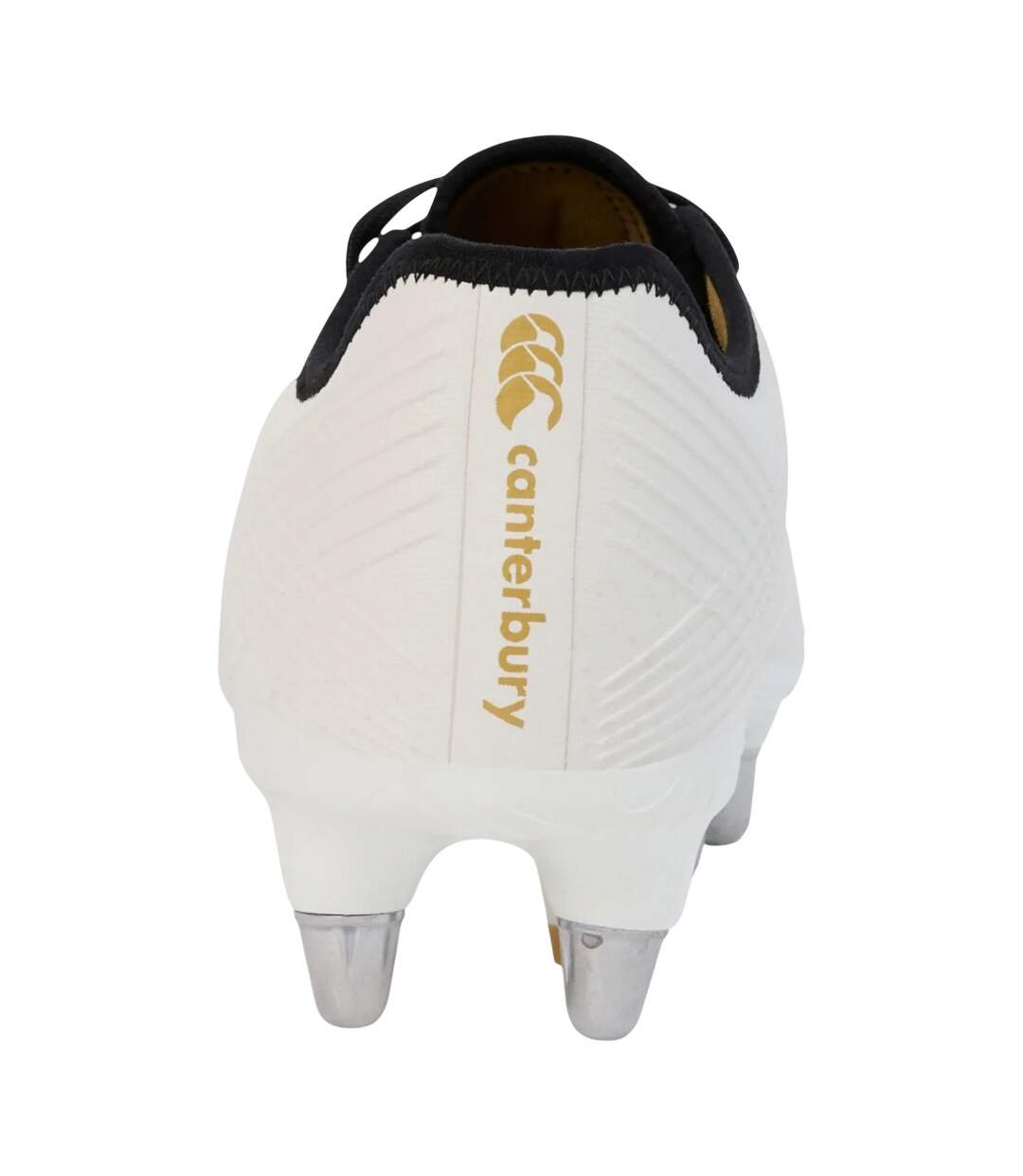 Unisex Adult Stampede Groundbreak Pro Soft Ground Rugby Boots White Black Canterbury-2