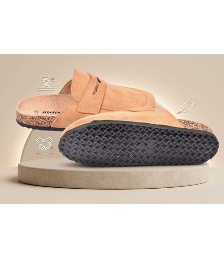 OZABI Sabots Homme Mule Fermée Confort Nubuck