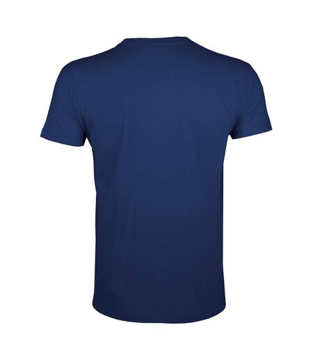 SOLS Mens Regent Slim Fit Short Sleeve T-Shirt (French Navy)