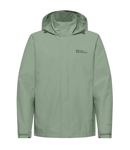 Veste Imperméable Trailtime Homme Vert Pâle Jack Wolfskin