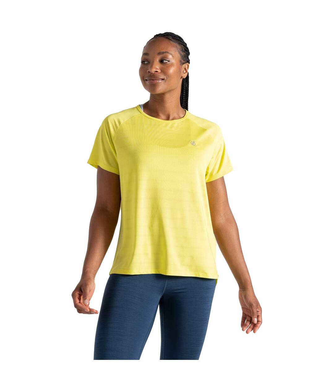 T-shirt gravitate femme jaune prune Dare 2B