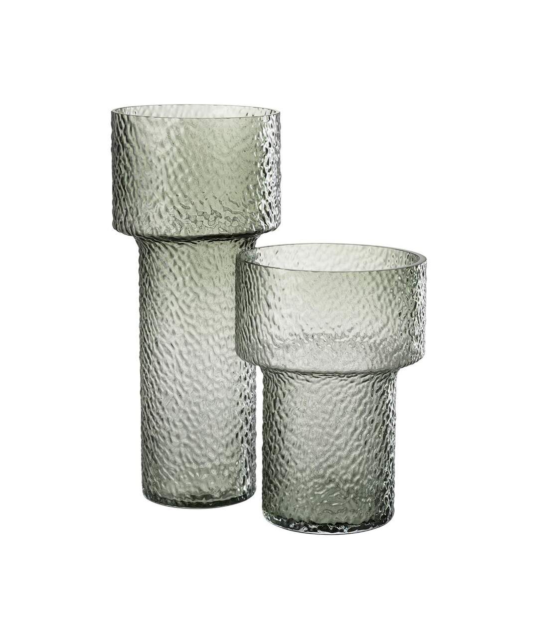 Vase Design en Verre Betty 30cm Vert-2
