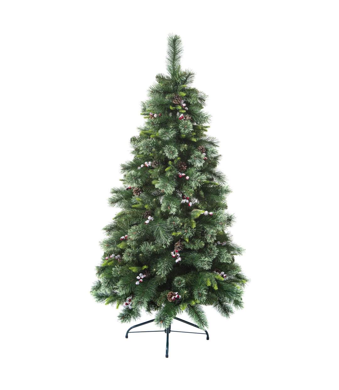 Sapin de Noël artificiel Wyoming - H. 180 cm - Vert-1