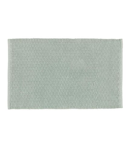 Tapis de salle de bain en coton Mona - L. 50 x l. 80 cm - Vert clair