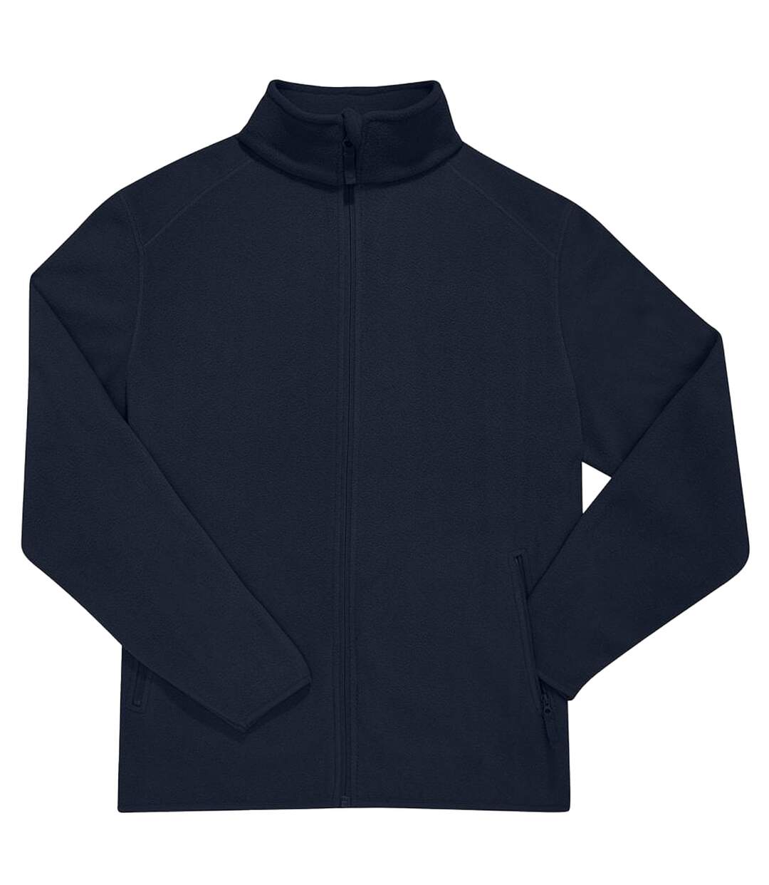 Unisex adult reset polar fleece jacket navy B&C-1