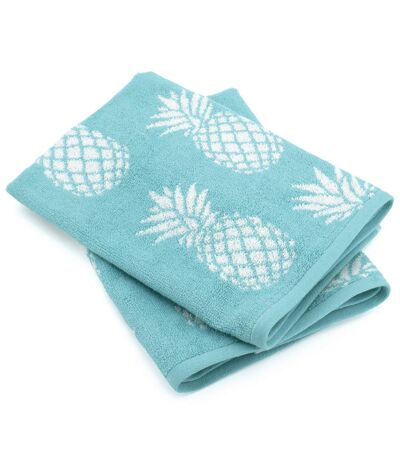 Lot de 2 torchons de cuisine éponge 100% coton PINEAPPLE