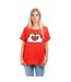 Disney - T-shirt LOVE HANDS - Femme (Rouge) - UTTV1007-4