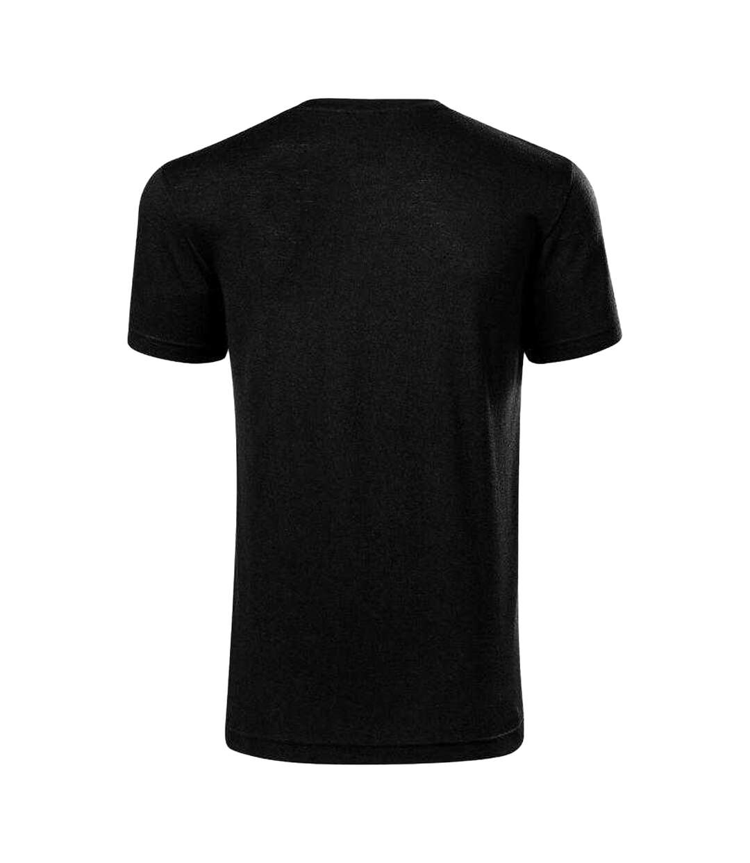 T-shirt Motif/style Uni Merino Rise Homme Noir Malfini-2