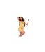 Robe Courte Motif/style Imprimé Tourbillonnant Femme Orange Missy Empire-1