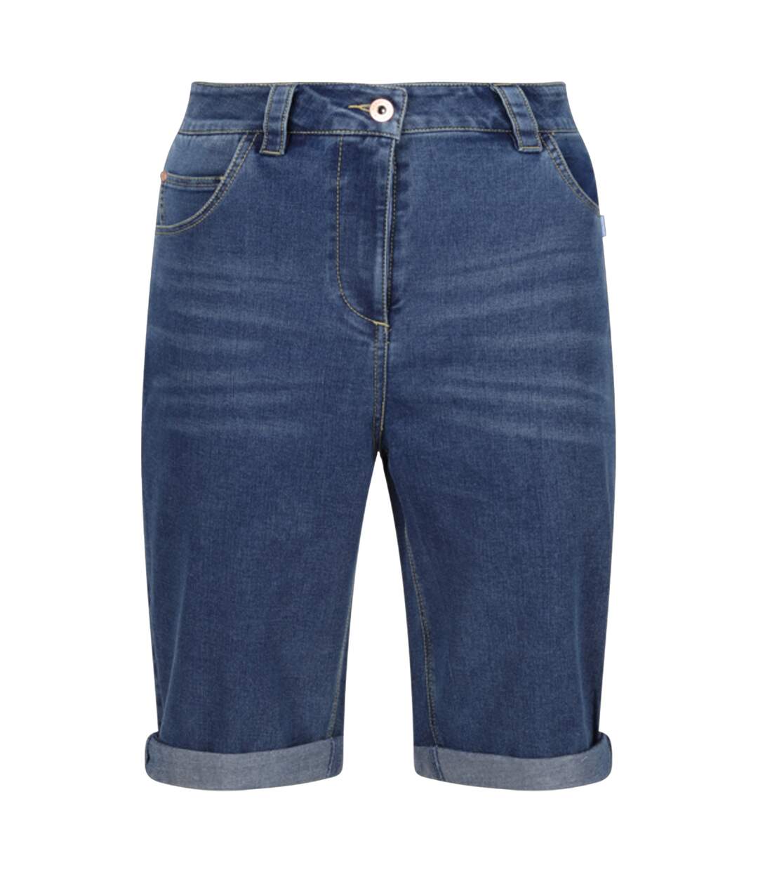 Womens/ladies erdre casual shorts true denim light blue Regatta-1