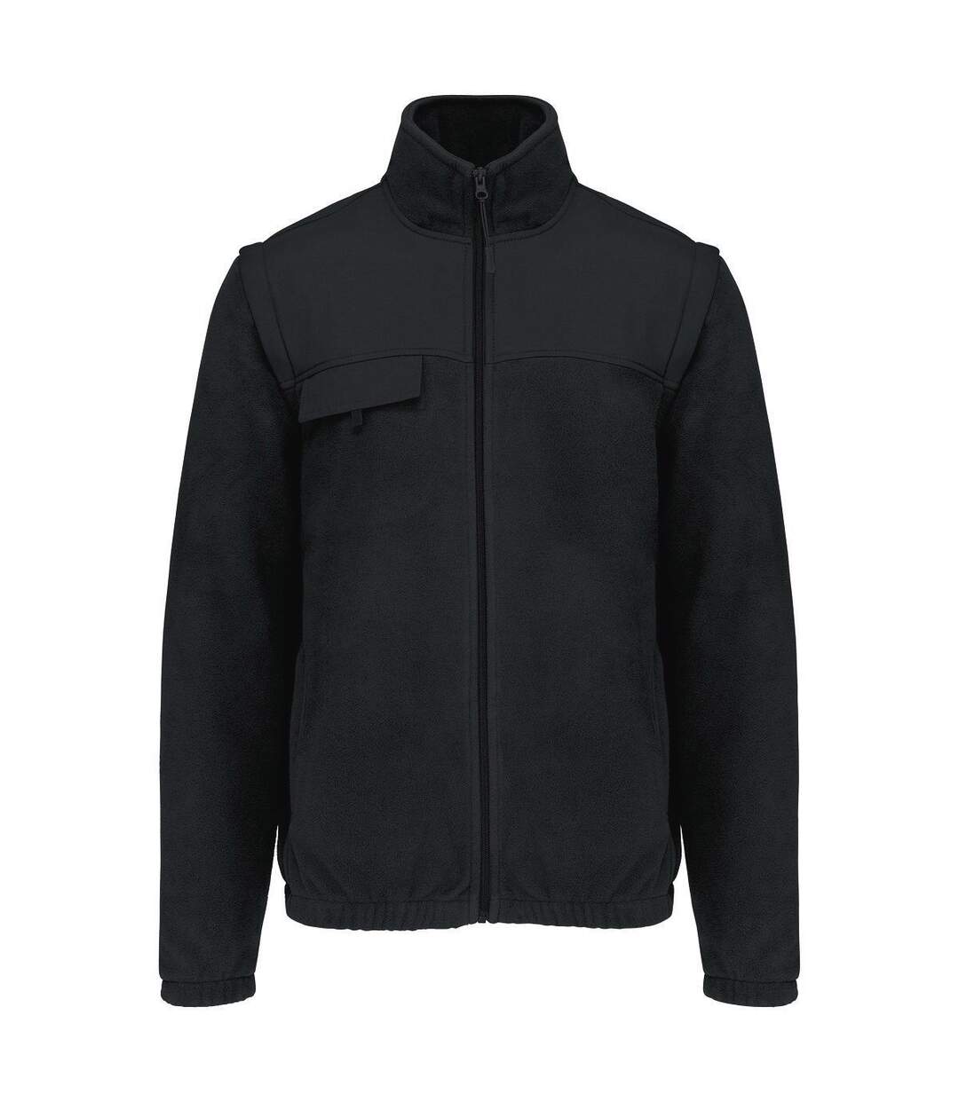 Veste polaire manches amovibles - WK9105 - noir