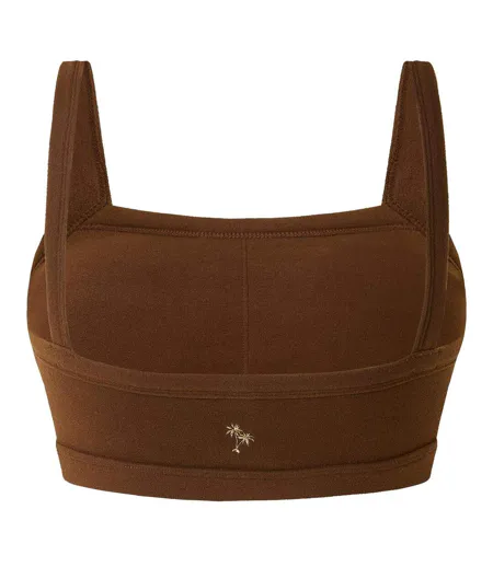 Haut Court Motif/style Uni Espresso Bralt Femme Marron Chocolat Grace Jacob