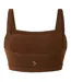 Haut Court Motif/style Uni Espresso Bralt Femme Marron Chocolat Grace Jacob-2