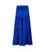 Jupe Longue Motif/style Uni Femme Bleu Biba-3