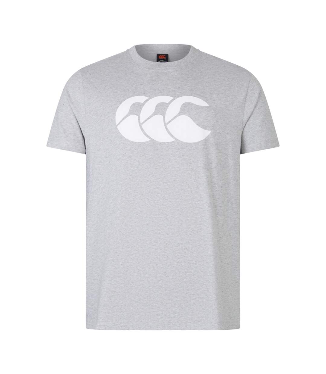 Mens Logo Organic Cotton T-shirt Classic Marl Canterbury-1