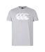 Mens Logo Organic Cotton T-shirt Classic Marl Canterbury-1