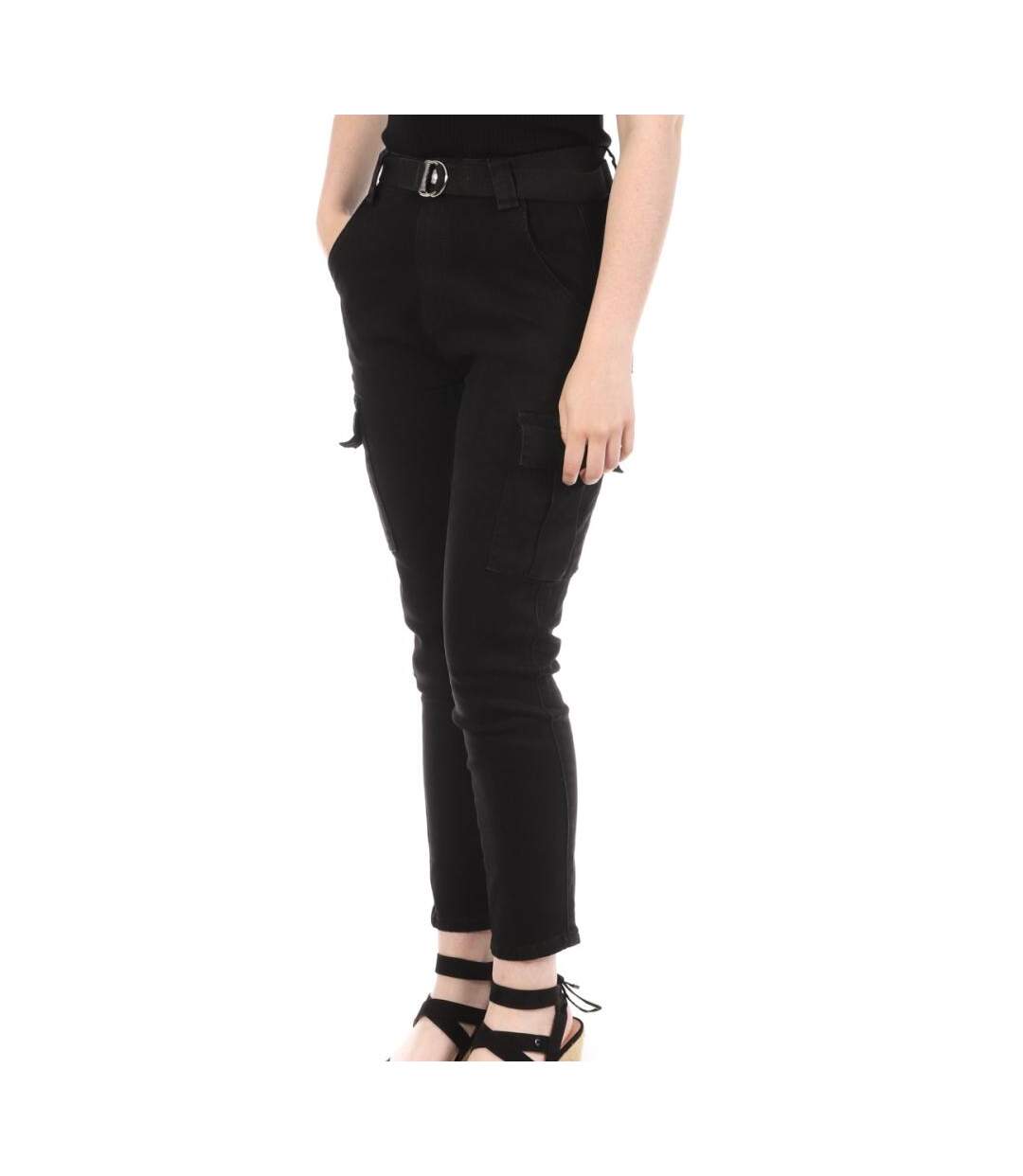 Jean Cargo Noir Femme My Tinas 191A - M-1