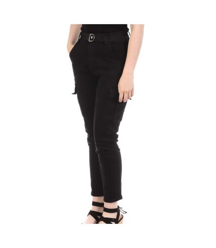 Jean Cargo Noir Femme My Tinas 191A - M