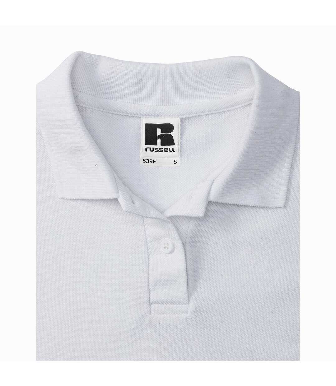 Polo femme blanc Russell