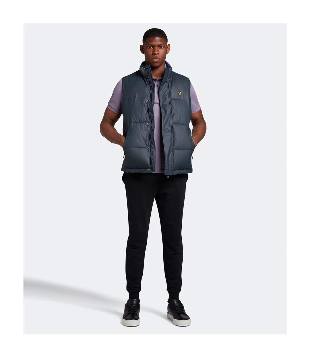 Polo Uni Homme Violet Clair Lyle & Scott-2