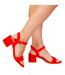 Sandales zephyr femme rouge Where´s That From