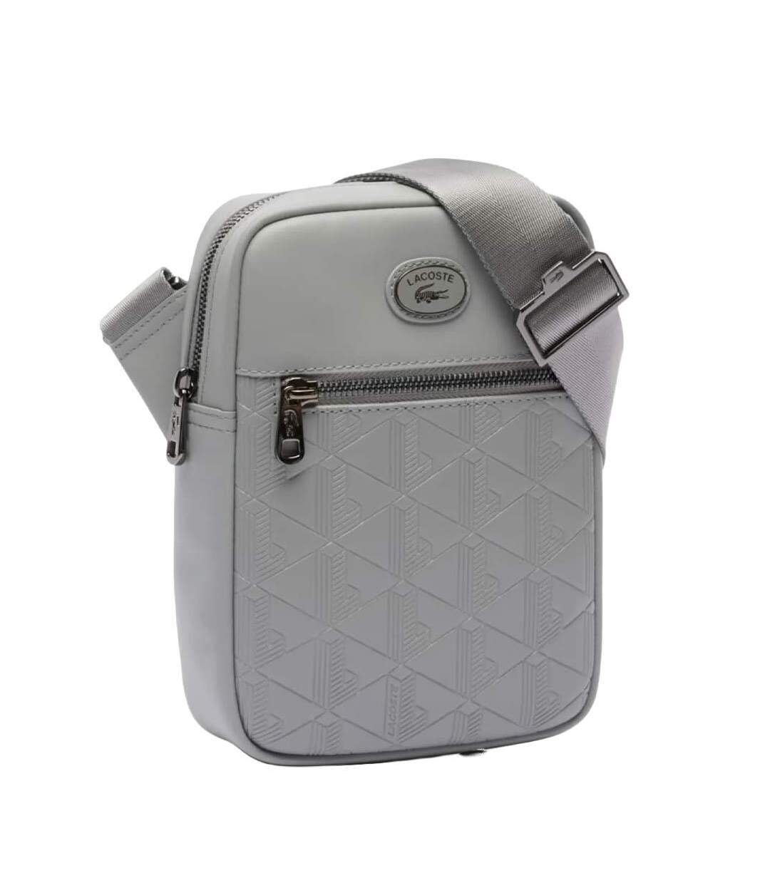 Sacoche grise homme lacoste-2