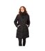 Womens/ladies Faith Padded Jacket Black Trespass-1