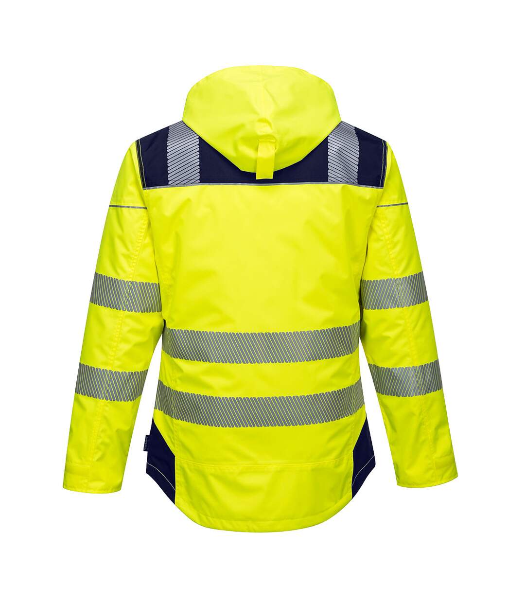 Mens pw3 hi-vis winter jacket yellow/navy Portwest-2