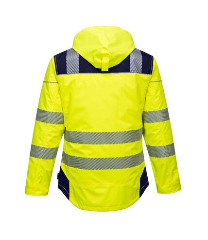 Portwest Mens PW3 Hi-Vis Winter Jacket (Yellow/Navy) - UTPW984