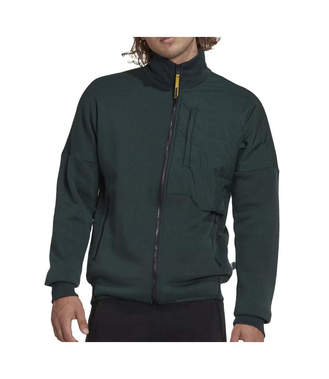 Sweat Vert Homme Adidas HM6234 - S-1