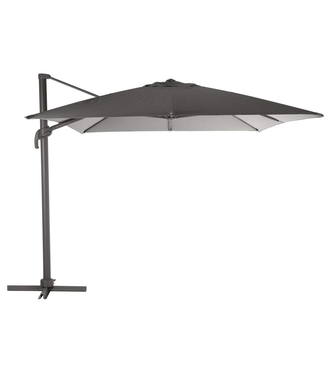 Parasol déporté carré Eléa - Inclinable - L. 300 x l. 300 cm