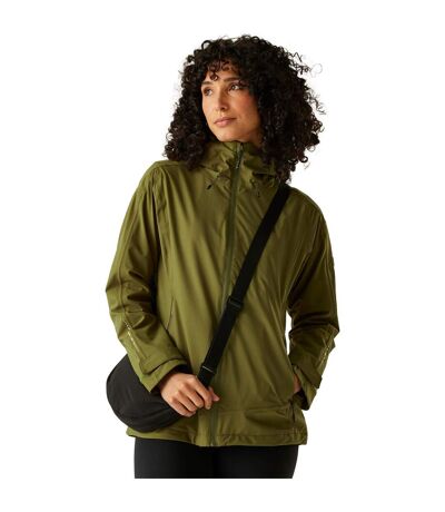 Womens/ladies Okara Waterproof Jacket Nephrite Green Camo Green Regatta