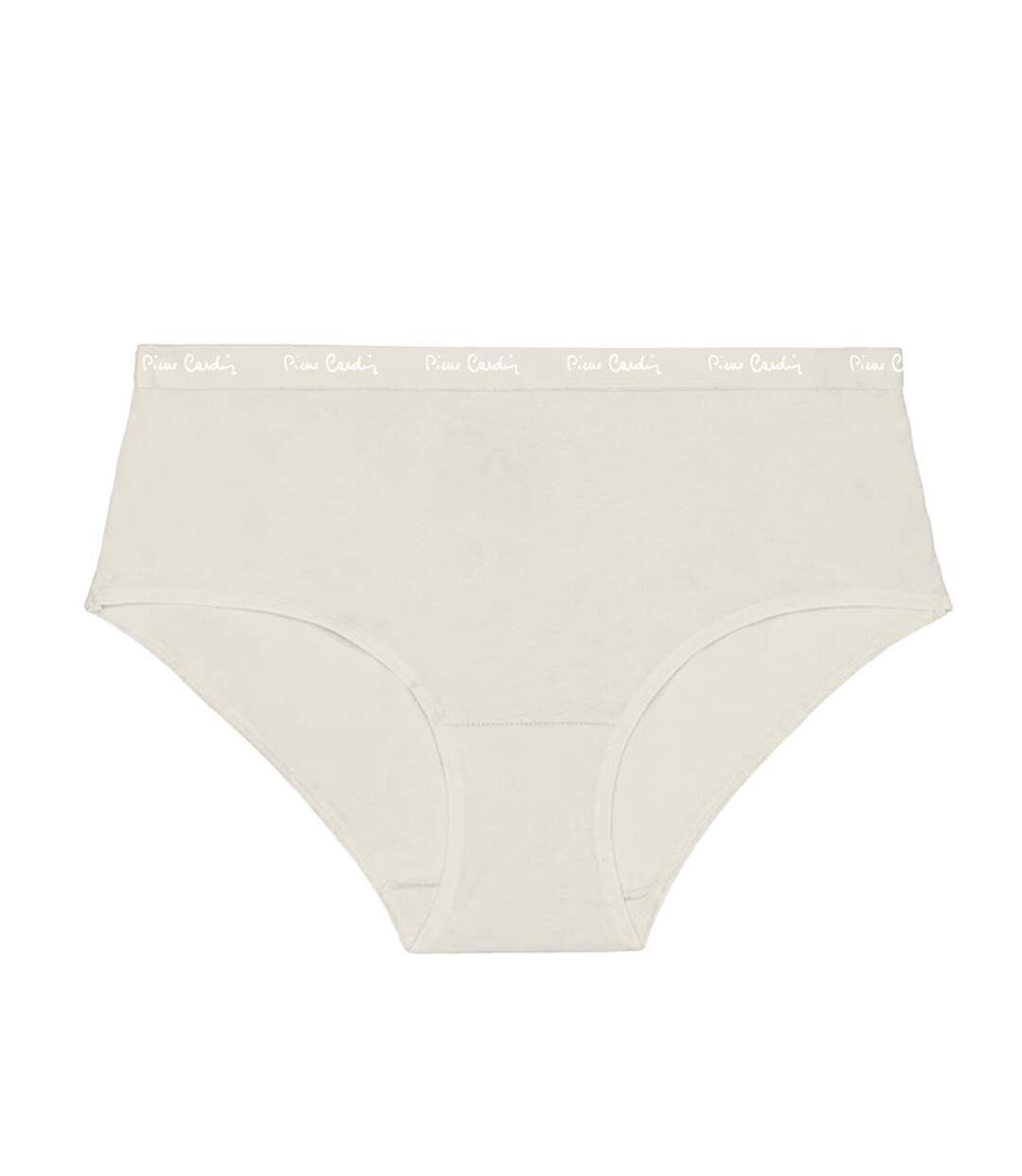 Lot de 3 culottes femme  en coton uni imprimé ceinture fine 2cm Pck49 Pierre Cardin-5