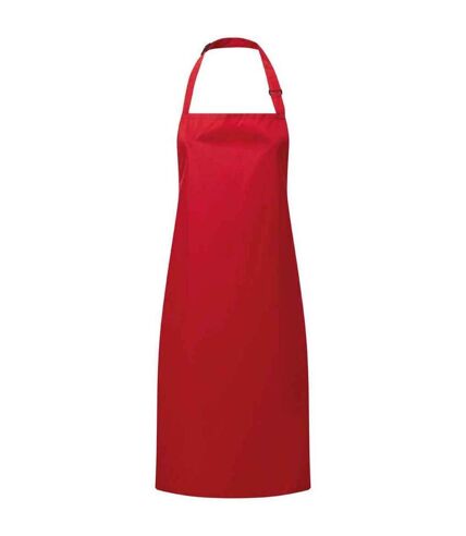 Waterproof full apron one size red Premier