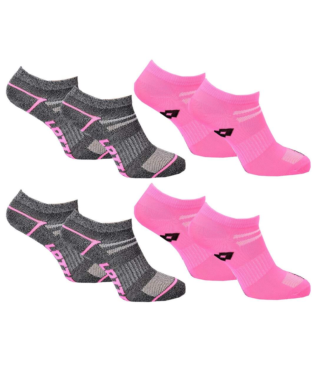 Chaussettes Femme LOTTO Pack de 4 paires SNEAKER 0514-1