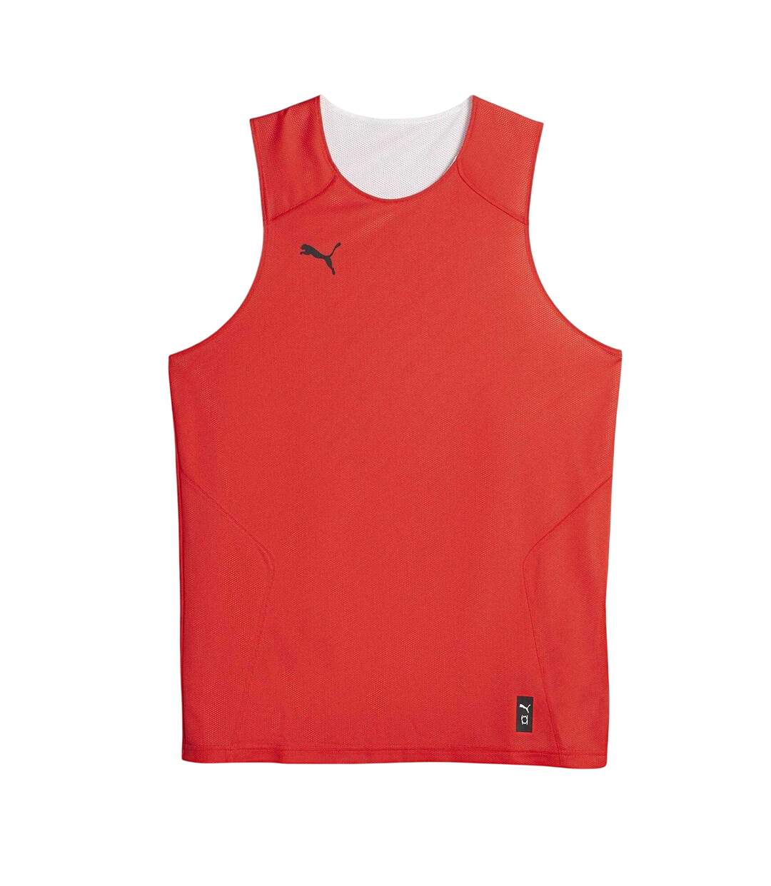 Mens Hoops Team Reversible Performance Basketball Jersey Red Puma-2