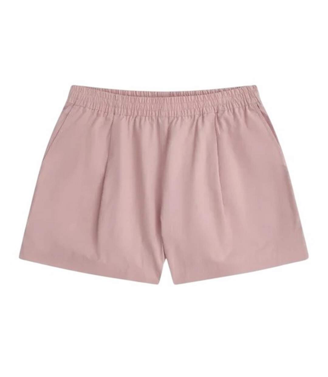 Womens/ladies comfort cotton shorts light pink Animal-1