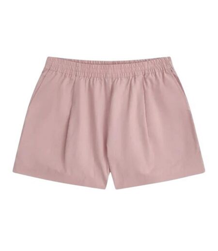 Womens/ladies comfort cotton shorts light pink Animal