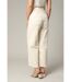 Jean taille haute coupe large en denim noir LILOO-4
