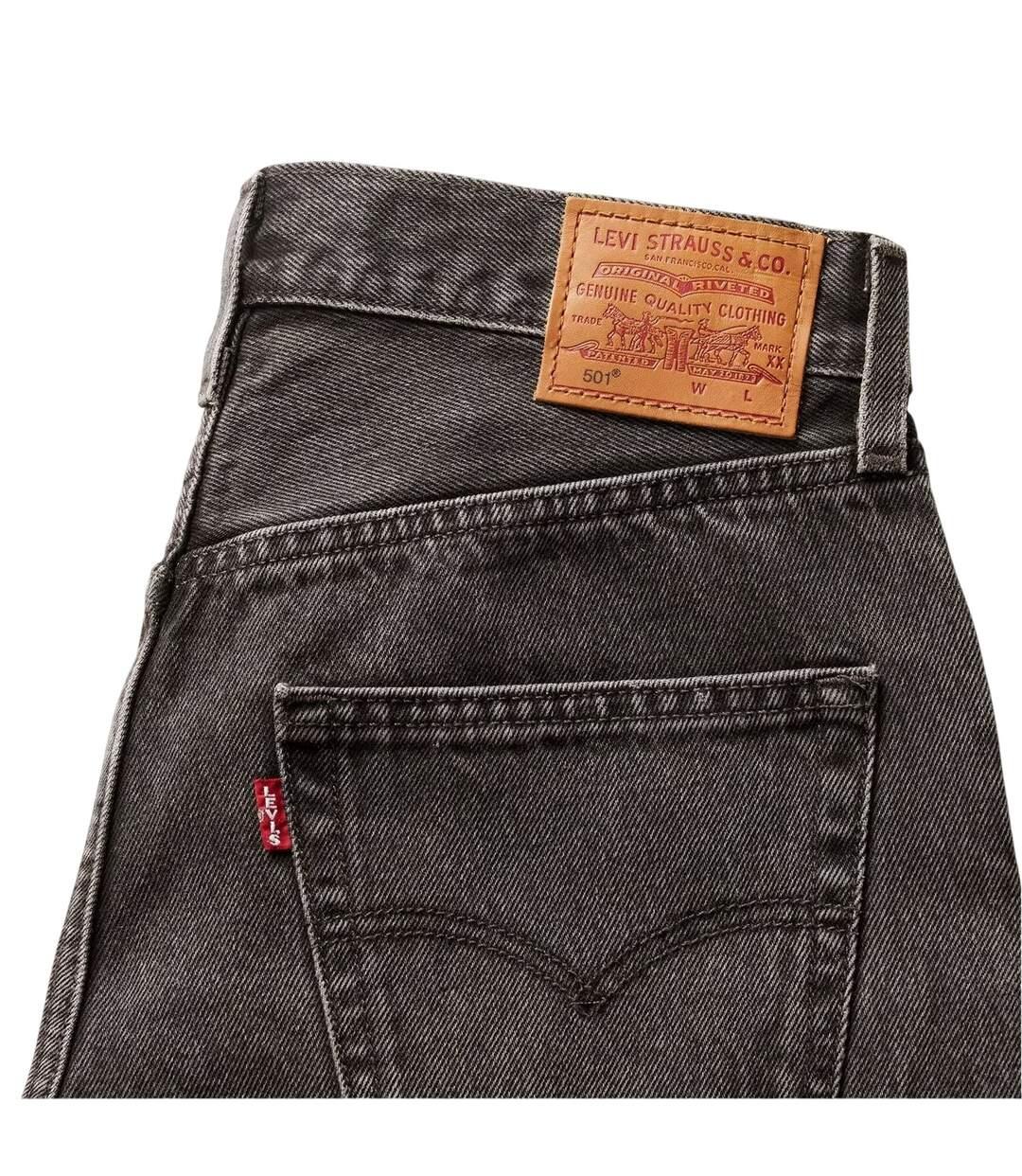 Womens/ladies 501 Loose Fit Jeans Take A Hint Levis-4