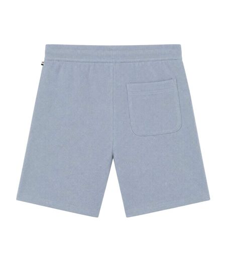 Mens Waffle Pyjama Shorts Blue Boss