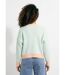 Pull duveteux rayé pastel forme loose-2